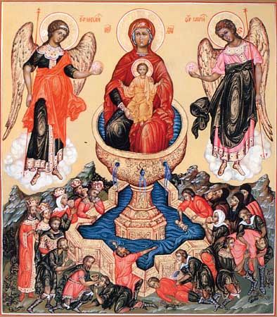 Datei:Gottesmutter Die lebenspendende Quelle.jpg